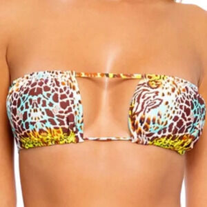 Luli Fama Diosa Salvaje Multiway Scrunched Cup Bandeau TOP - Small